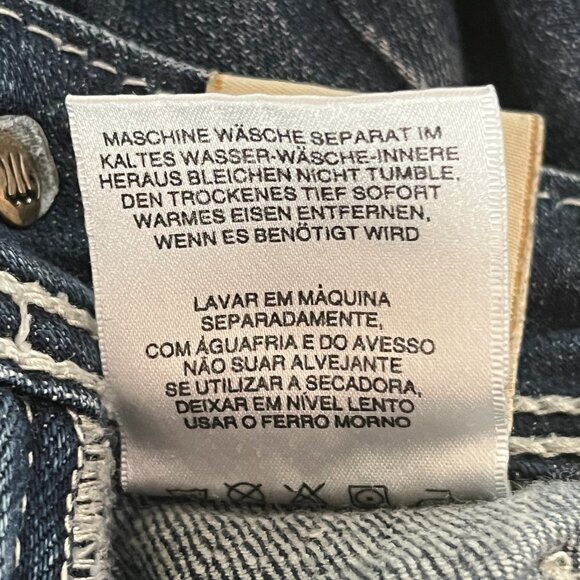 Miss Me Angel Wing Jean Shorts Low Rise Rhinestone Pocket Y2K Western Glam - Picture 8 of 10